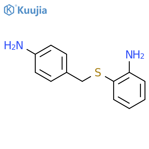 2-{[(4-Aminophenyl)methyl]sulfanyl}aniline structure
