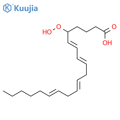 6,8,11,14-Eicosatetraenoicacid, 5-hydroperoxy- structure