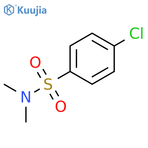 4-chloro-N,N-dimethylbenzene-1-sulfonamide structure