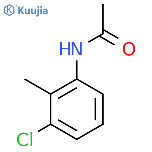 N-(3-Chloro-2-methylphenyl)acetamide structure