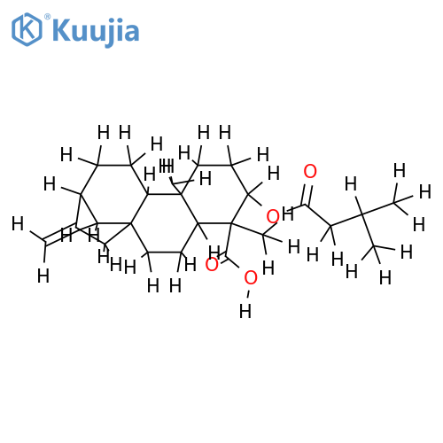 19-Carboxylic acid,3-(3-methylbutanoyl)-(ent-3beta)-16-Kaurene-3,19-diol structure
