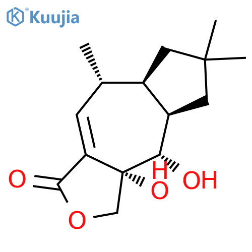(5R,5Ar,8aR,9S,9aS)-9,9a-dihydroxy-5,7,7-trimethyl-5,5a,6,8,8a,9-hexahydro-1H-azuleno[5,6-c]furan-3-one structure