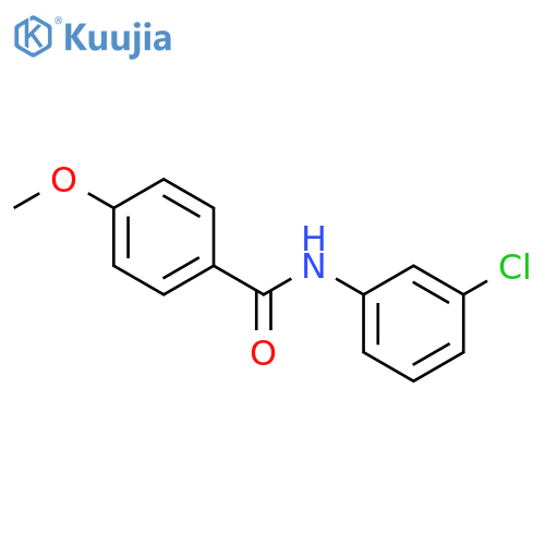 N-(3-chlorophenyl)-4-methoxybenzamide structure