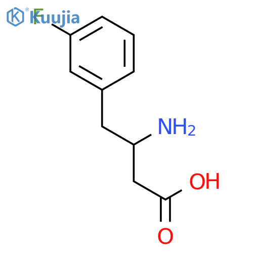 (R)-3-Amino-4-(3-fluorophenyl)butyric acid structure