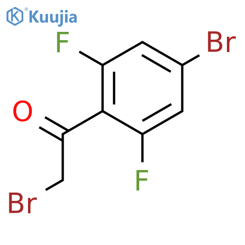 2-bromo-1-(4-bromo-2,6-difluorophenyl)ethan-1-one structure