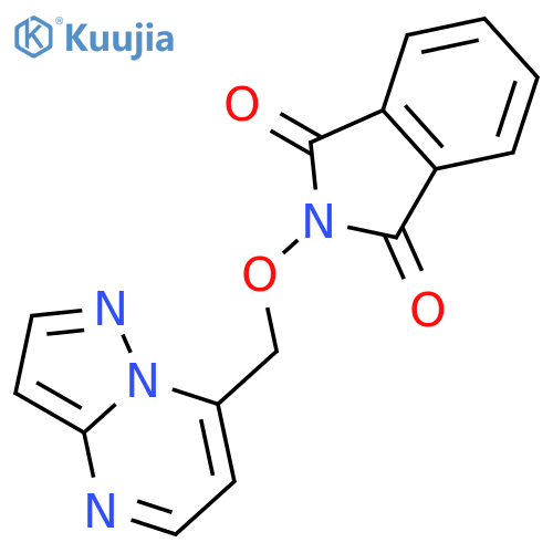 2-({pyrazolo[1,5-a]pyrimidin-7-yl}methyl)-2,3-dihydro-1H-isoindole-1,3-dione structure