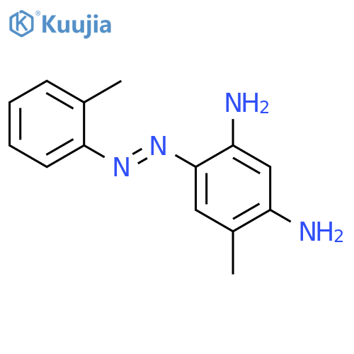 5-(o-tolylazo)toluene-2,4-diamine structure