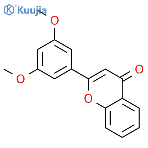 4H-1-BENZOPYRAN-4-ONE, 2-(3,5-DIMETHOXYPHENYL)- structure