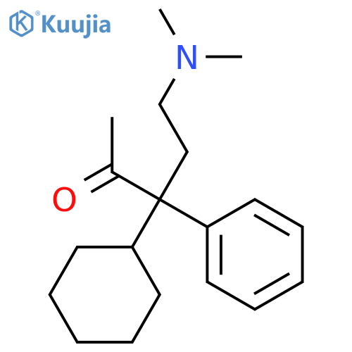 2-Pentanone,3-cyclohexyl-5-(dimethylamino)-3-phenyl-, hydrobromide (1:1) structure