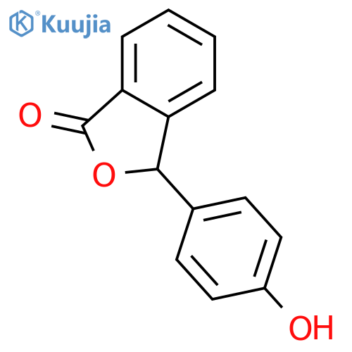 3-(4-hydroxyphenyl)-2-benzofuran-1(3H)-one structure