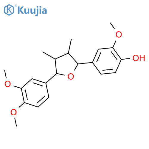 4-[(2R,3R,4S,5S)-5-(3,4-dimethoxyphenyl)-3,4-dimethyltetrahydrofuran-2-yl]-2-methoxyphenol structure