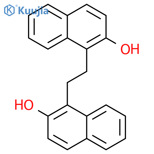 2-Naphthalenol,1,1'-(1,2-ethanediyl)bis- structure