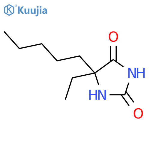 5-ethyl-5-pentylimidazolidine-2,4-dione structure