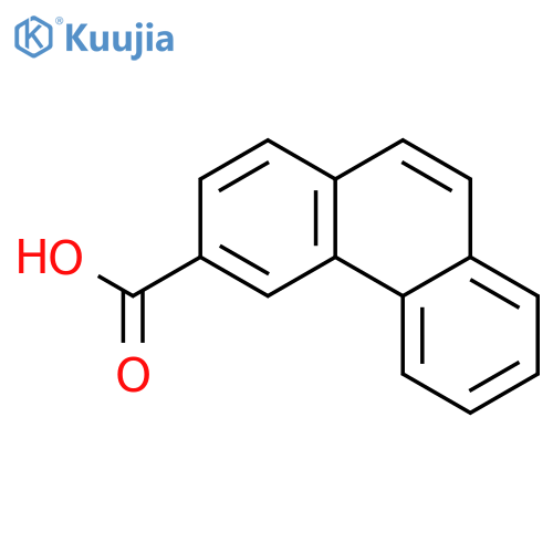 3-Phenanthrenecarboxylic acid structure