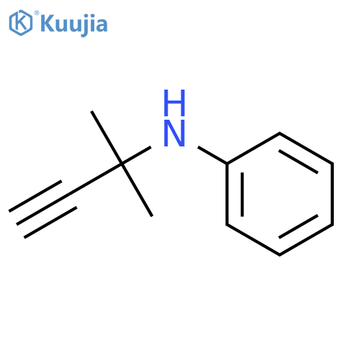 3-Methyl-3-phenylamino-1-butyne structure