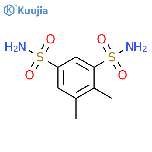 4,5-dimethylbenzene-1,3-disulfonamide structure