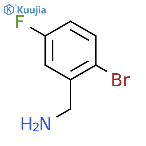 2-Bromo-5-fluorobenzylamine structure