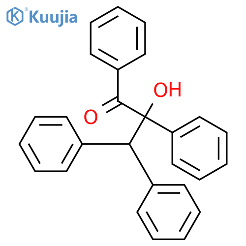 1-Propanone,2-hydroxy-1,2,3,3-tetraphenyl- structure