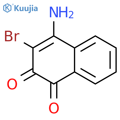 1,2-Naphthalenedione,4-amino-3-bromo- structure