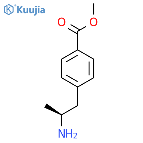 methyl 4-(2S)-2-aminopropylbenzoate structure