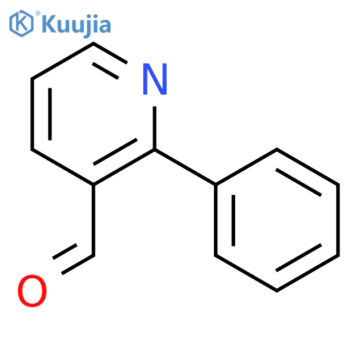 2-phenylpyridine-3-carbaldehyde structure