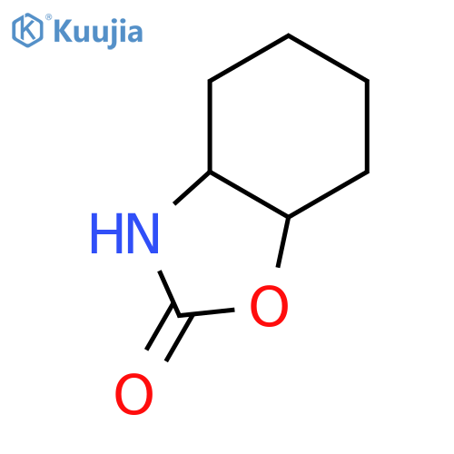 2(3H)-Benzoxazolone, hexahydro-, cis- structure