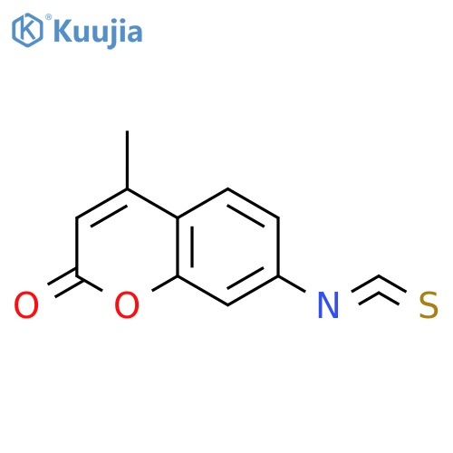 7-Isothiocyanato-4-methyl-2H-chromen-2-one structure