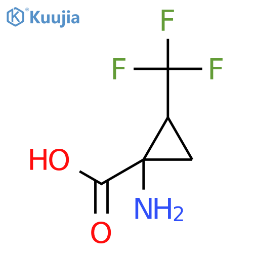 Cyclopropanecarboxylicacid, 1-amino-2-(trifluoromethyl)-, (1S,2S)- structure