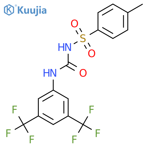 1-(3,5-Bis(trifluoromethyl)phenyl)-3-((4-methylphenyl)sulfonyl)urea structure