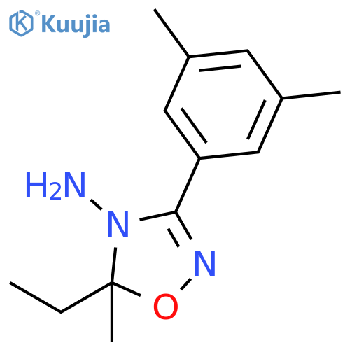 1,2,4-Oxadiazol-4(5H)-amine, 3-(3,5-dimethylphenyl)-5-ethyl-5-methyl- structure