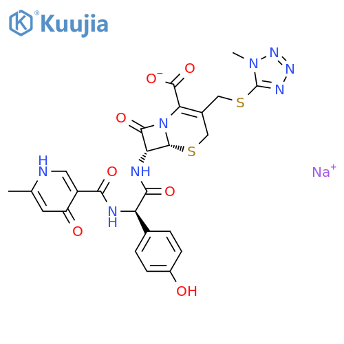 cefpiramide sodium structure