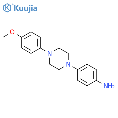 4-4-(4-Methyloxy-phenyl)-piperazin-1-yl-phenylamine structure