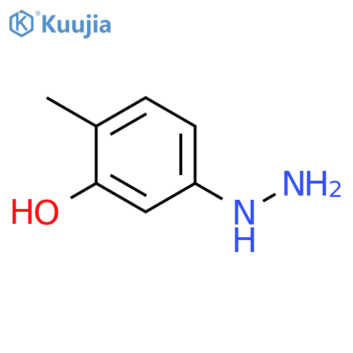 5-hydrazinyl-2-methylphenol structure