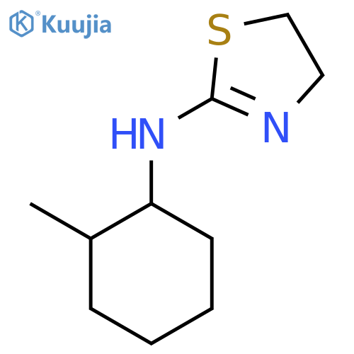 N-(2-methylcyclohexyl)-4,5-dihydro-1,3-thiazol-2-amine structure