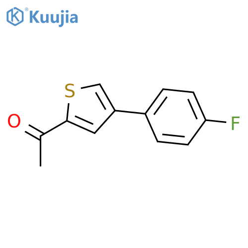 1-4-(4-fluorophenyl)thiophen-2-ylethan-1-one structure