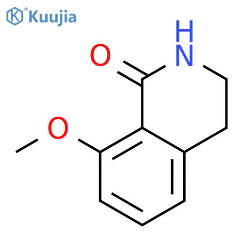 3,4-dihydro-8-methoxy-1(2H)-Isoquinolinone structure