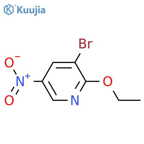 Pyridine,3-bromo-2-ethoxy-5-nitro- structure