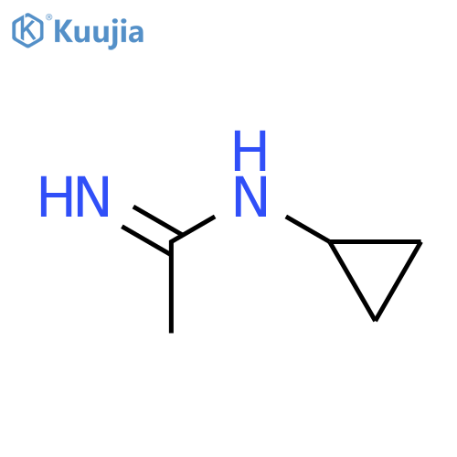 Ethanimidamide, N-cyclopropyl- structure