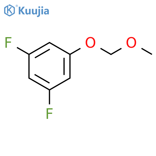 Benzene, 1,3-difluoro-5-(methoxymethoxy)- structure