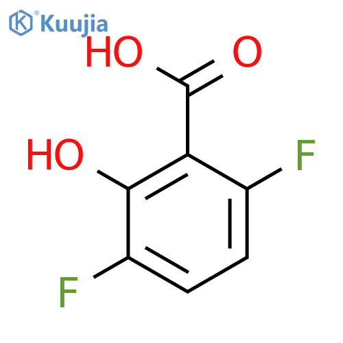 3,6-Difluoro-2-hydroxybenzoic acid structure