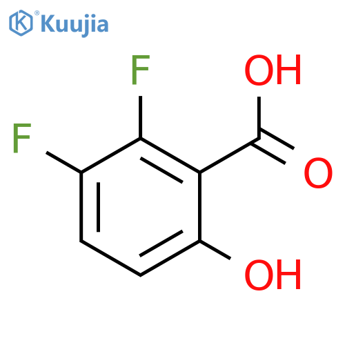 2,3-Difluoro-6-hydroxybenzoic acid structure