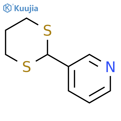 3-(1,3-dithian-2-yl)pyridine structure