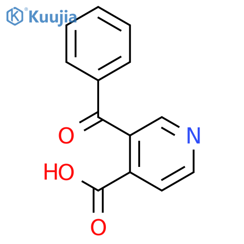 3-benzoylpyridine-4-carboxylic acid structure