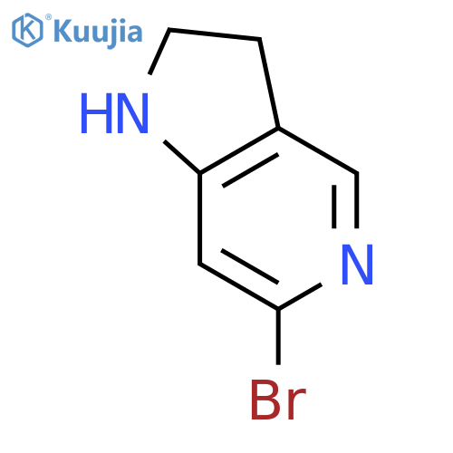 6-bromo-1H,2H,3H-pyrrolo[3,2-c]pyridine structure