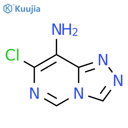 7-chloro-1,2,4triazolo4,3-cpyrimidin-8-amine structure