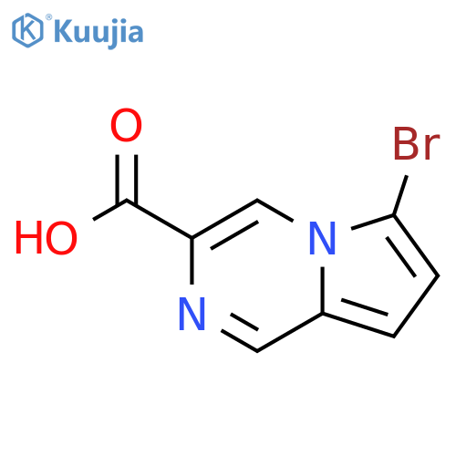 6-Bromo-pyrrolo1,2-apyrazine-3-carboxylic Acid structure