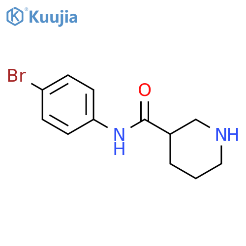 N-(4-Bromophenyl)piperidine-3-carboxamide structure
