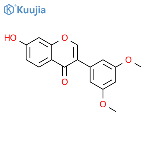 3-(3,5-dimethoxyphenyl)-7-hydroxy-4H-chromen-4-one structure