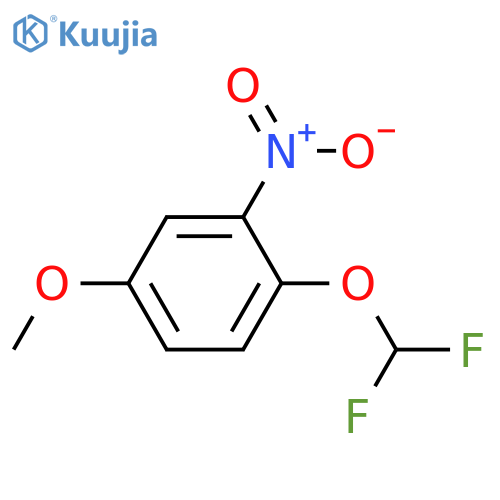 1-(Difluoromethoxy)-4-methoxy-2-nitrobenzene structure