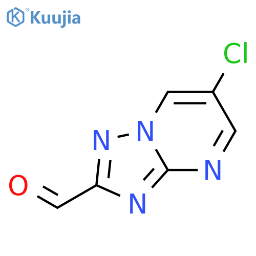 6-Chloro-[1,2,4]triazolo[1,5-a]pyrimidine-2-carbaldehyde structure